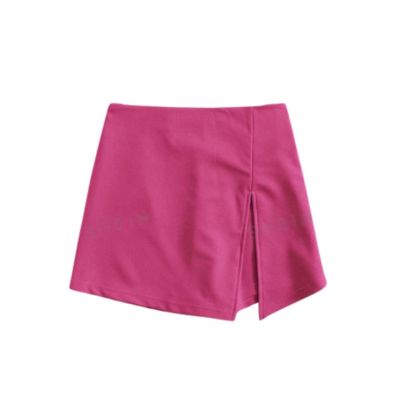 Pink Skort with slit - Picture 1 of 2